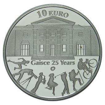 25 jaar Gaisce Nationale Jeugdcompetitie 10 euro Ierland 2010 Proof